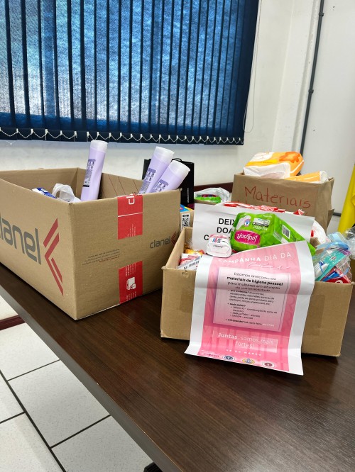 COMDIM promove campanha permanente de arrecadação de itens de higiene para mulheres em situação de vulnerabilidade