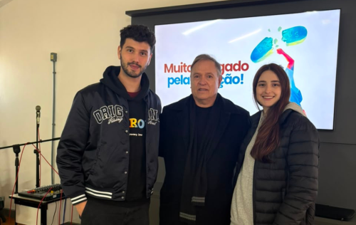 Ação educativa da Secretaria de Saúde aborda prevenção às drogas na Escola Érico Veríssimo