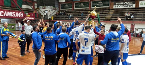 Conhecidos vencedores Veterano, da 1? e 2? Divis?o da Ta?a Erechim de Futsal 2023