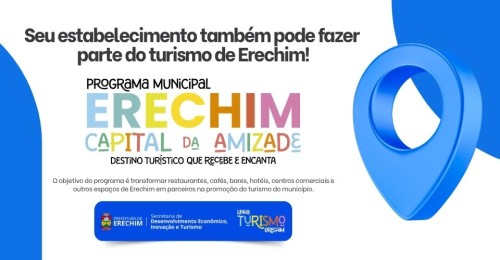 Programa transforma estabelecimentos em parceiros para fortalecer o turismo em Erechim