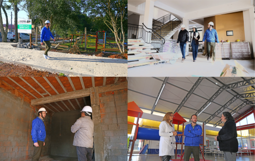 Vice-prefeito Fl?vio vistoria obras em andamento