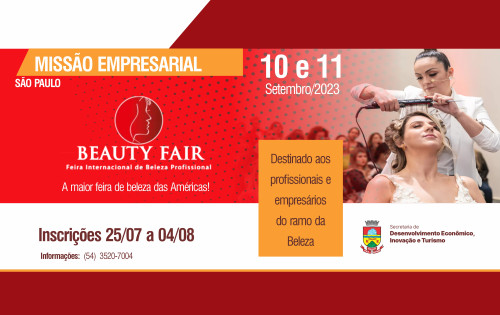 Prefeitura promove Missão Empresarial a Beauty Fair 2023