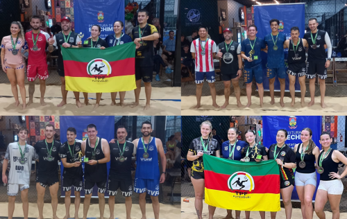 Erechim sedia 4º Torneio de Futevôlei com participação de 49 duplas na Arena Set Point