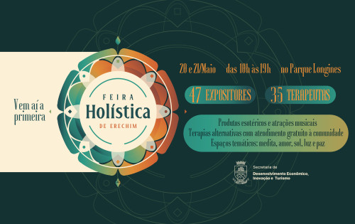 1? Feira Hol?stica de Erechim: vida feliz e equilibrada