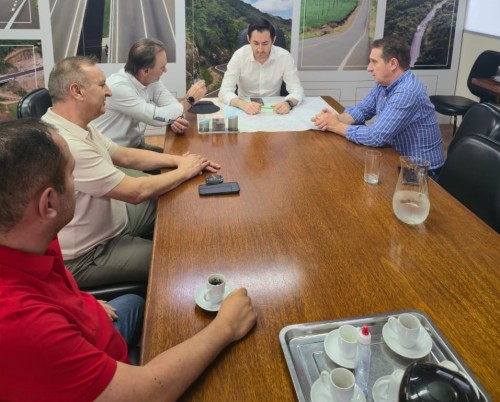 Reuni?o no DAER avan?a tratativas para licita??o da Ponte do Rio Tigre e conv?nios regionais