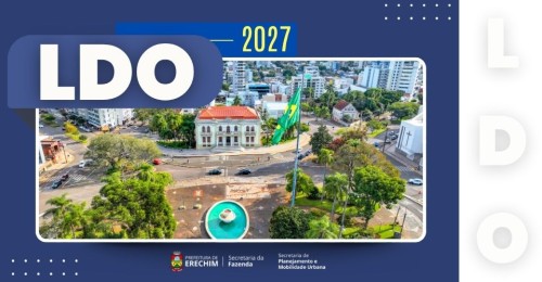 Audiência Pública para apresentação da LDO 2027 é nesta quarta-feira 