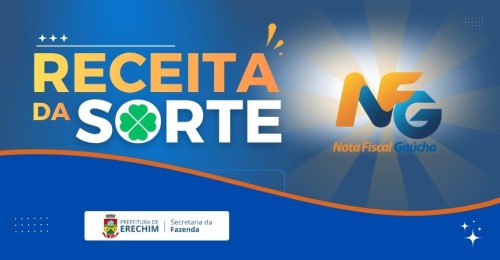 Receita da Sorte Municipal oferece prêmios semanais de R$ 50 em Erechim