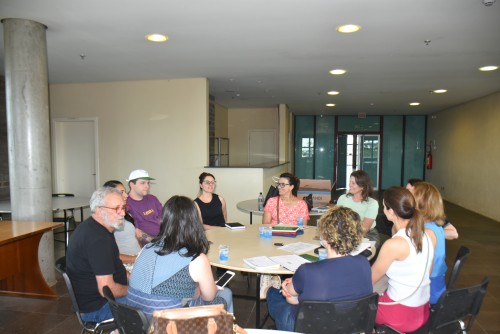 Reuniao dos artistas da Sala de Artes Visuais (1)