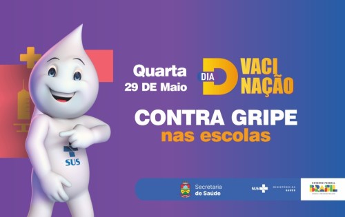 Hoje ? o Dia D de Vacina??o contra Gripe nas Escolas