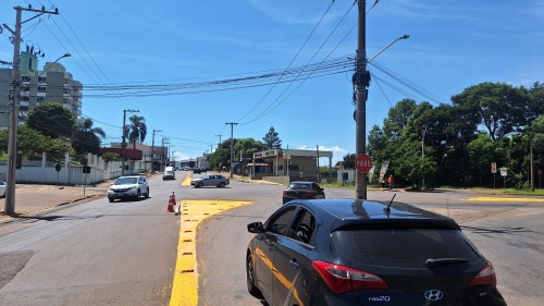Secretaria de Planejamento realiza melhoria na sinalização no Bairro Três Vendas