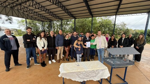 Quadra Poliesportiva do Distrito de Capoerê entra na segunda etapa de obras