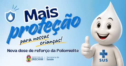 Calendário Nacional de Vacinação amplia proteção contra a poliomielite com reforço aos quatro anos a partir de agosto