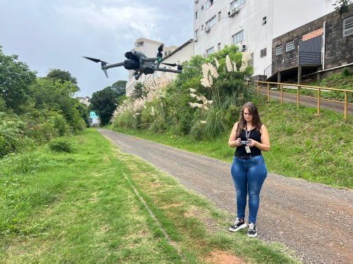 Saúde de Erechim utiliza drone para reforçar fiscalização e prevenção contra a dengue