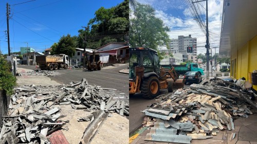 Avançam obras na nova central de britagem e usina de asfalto quente