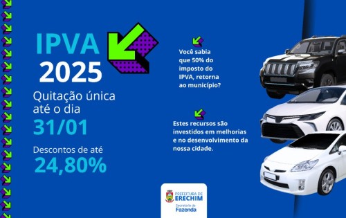 Propriet?rios de ve?culos t?m desconto para pagamento antecipado do IPVA 2025 em janeiro