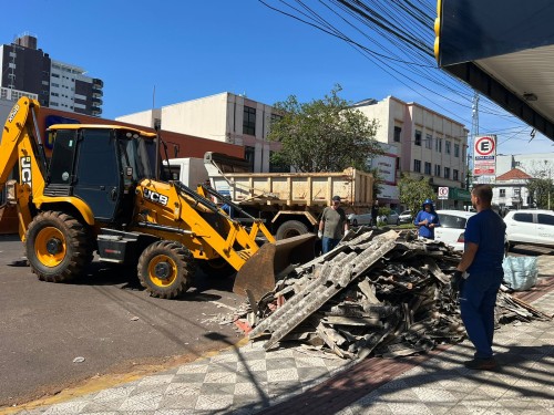 Recolhimento de entulhos segue em Erechim até o Carnaval 