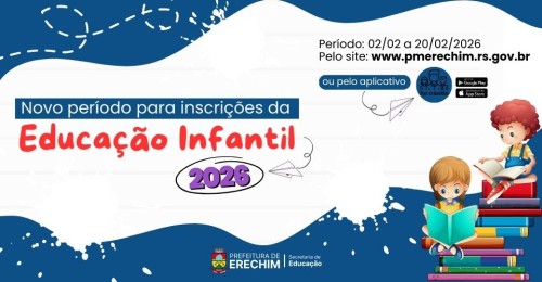 Veja períodos de matrículas e rematrículas nas Escolas Municipais 