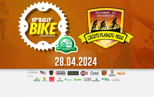 Inscrições pro 10º Rally Bike - Passeio Ciclístico encerram nesta quinta-feira