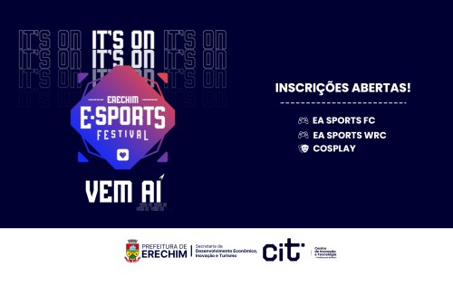 Erechim E-Sports Festival 2025: inscri?es abertas para EA Sports FC, EA Sports WRC e Concurso de Cosplay