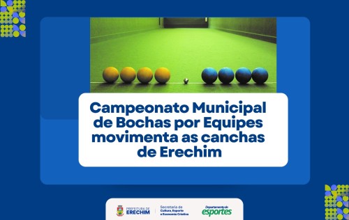 Campeonato Municipal de Bochas por Equipes movimenta as canchas de Erechim